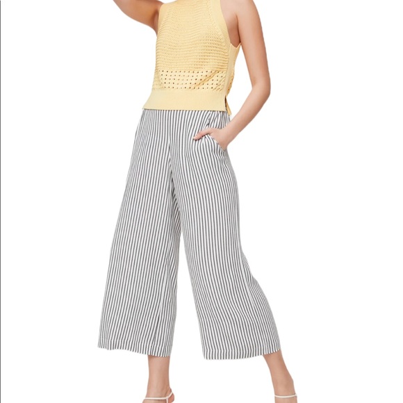 ARITZIA Wilfred Faun Pants in Black Stripe - Picture 1 of 11